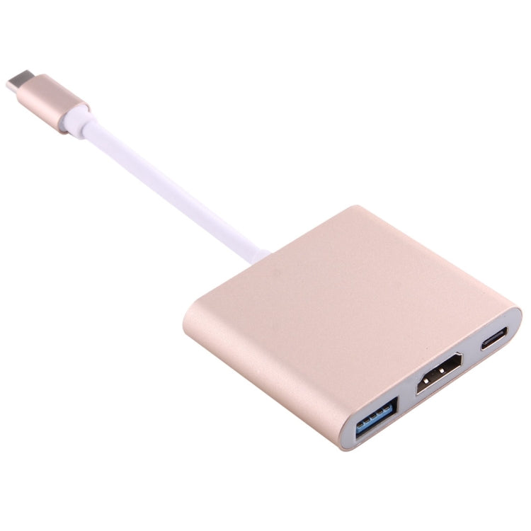 USB-C / Typ-C 3.1 Stecker zu USB-C / Typ-C 3.1 Buchse & HDMI Buchse & USB 3.0 Buchse Adapter, Typ-C+USB+HDMI (J), Typ-C+USB+HDMI (G), Typ-C+USB+HDMI (B), Typ-C+USB+HDMI (S)