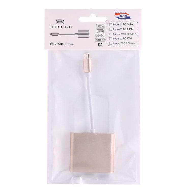 USB-C / Typ-C 3.1 Stecker zu USB-C / Typ-C 3.1 Buchse & HDMI Buchse & USB 3.0 Buchse Adapter, Typ-C+USB+HDMI (J), Typ-C+USB+HDMI (G), Typ-C+USB+HDMI (B), Typ-C+USB+HDMI (S)