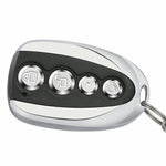 U-förmige 433MHz Drahtlose universelle Kopierfernbedienung Metall 4-Tasten Garagentor Duplikator Mini Tragbarer Schlüssel-Controller, Kopierfernbedienung