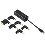 Laptop-Netzteil 65W USB-C / Typ-C Konverter zu 6-in-1 Netzteil