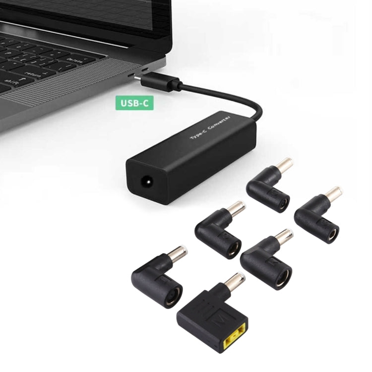 Laptop-Netzteil 65W USB-C / Typ-C Konverter zu 6-in-1 Netzteil