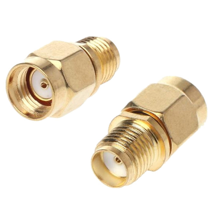 Gerader vergoldeter RP-SMA Stecker zu SMA Buchse Adapter, gerader RP-SMA Stecker zu SMA Buchse
