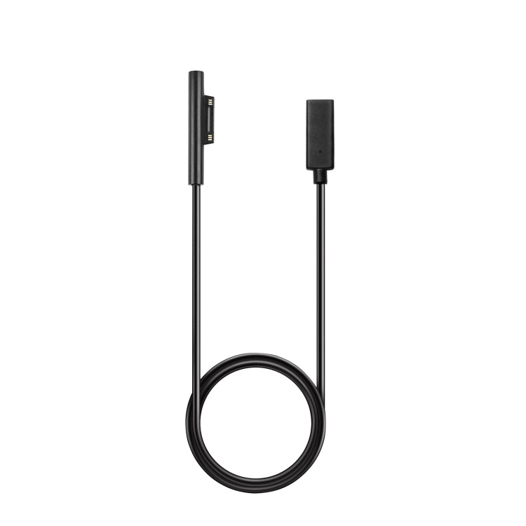 USB-C / Typ-C Buchse zu 6-poligem Stecker Laptop PD Schnellladekabel für Microsoft Surface Pro 7 / 6 / 5 / 4 / 3, Kabellänge: 0,2m