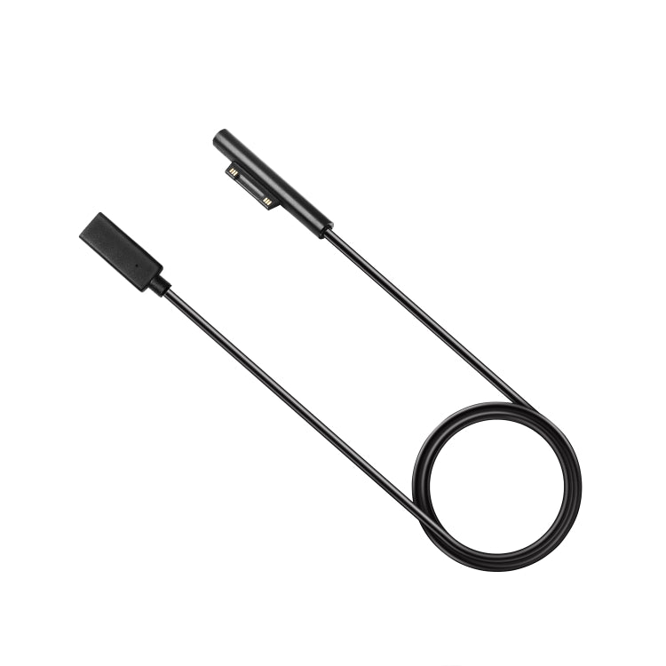 USB-C / Typ-C Buchse zu 6-poligem Stecker Laptop PD Schnellladekabel für Microsoft Surface Pro 7 / 6 / 5 / 4 / 3, Kabellänge: 0,2m