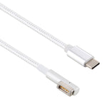 45W / 60W / 65W / 85W 5 Pin MagSafe 1 (L-förmig) zu USB-C / Type-C PD Ladekabel, MagSafe 1