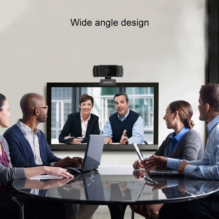 Aoni A20 FHD 1080P IPTV Webcam für Videokonferenzen, Unterricht und Live-Übertragungen mit Mikrofon, A20