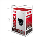 Aoni A20 FHD 1080P IPTV Webcam für Videokonferenzen, Unterricht und Live-Übertragungen mit Mikrofon, A20