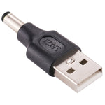 10 Stück 5,5 x 2,1mm Stecker zu USB 2.0 Stecker DC Stromstecker, 5,5 x 2,1mm