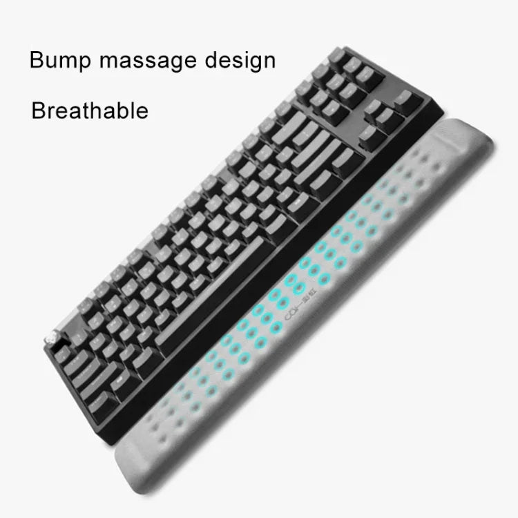 Mechanische Tastatur-Handgelenkauflage aus Memory-Schaumstoff, Größe: L, Größe: L