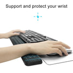 Mechanische Tastatur-Handgelenkauflage aus Memory-Schaumstoff, Größe: L, Größe: L