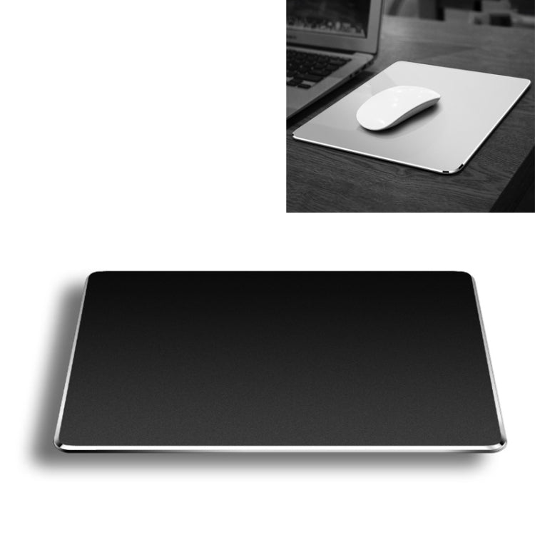 Doppelseitige, rutschfeste Mausmatte aus Aluminiumlegierung, Größe: M