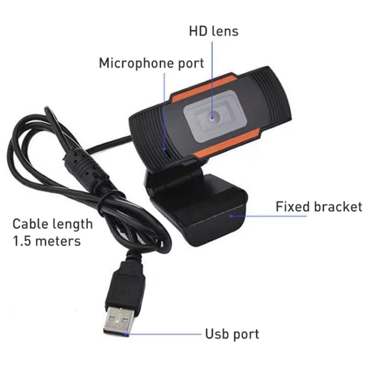720P Manuelle Fokus Webcam USB Kamera mit Mikrofon