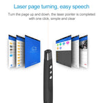 2,4-GHz-Wireless-Laser-PowerPoint-Seitenwenderstift, drahtloser Multimedia-Präsentationsprojektionsstift mit USB-Empfänger, Reichweite der Fernbedienung: 30 m, 30 m