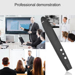 2,4-GHz-Wireless-Laser-PowerPoint-Seitenwenderstift, drahtloser Multimedia-Präsentationsprojektionsstift mit USB-Empfänger, Reichweite der Fernbedienung: 30 m, 30 m