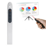 XM930 2,4GHz kabelloser Laser PowerPoint Seitenwendestift, Multimedia Wireless Präsentationsprojektionsstift mit USB-Empfänger, unterstützt Niedrigbatterie-Erinnerung, Fernbedienungsreichweite: 100m, 100m Weiß, 100m Schwarz