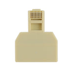 RJ45 Dual Ports LAN Ethernet Anschluss Netzwerkadapter, 2 RJ45 Buchsen zu RJ45 Stecker