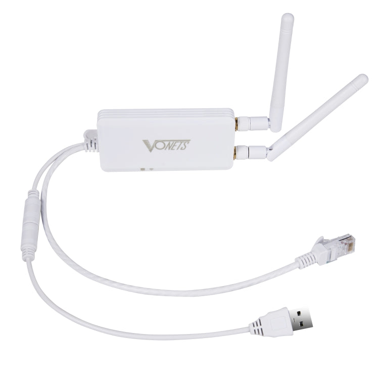 VONETS VAP11S 2,4G Mini Kabellose Brücke 300Mbps WiFi Repeater mit 2 Antennen, VAP11S