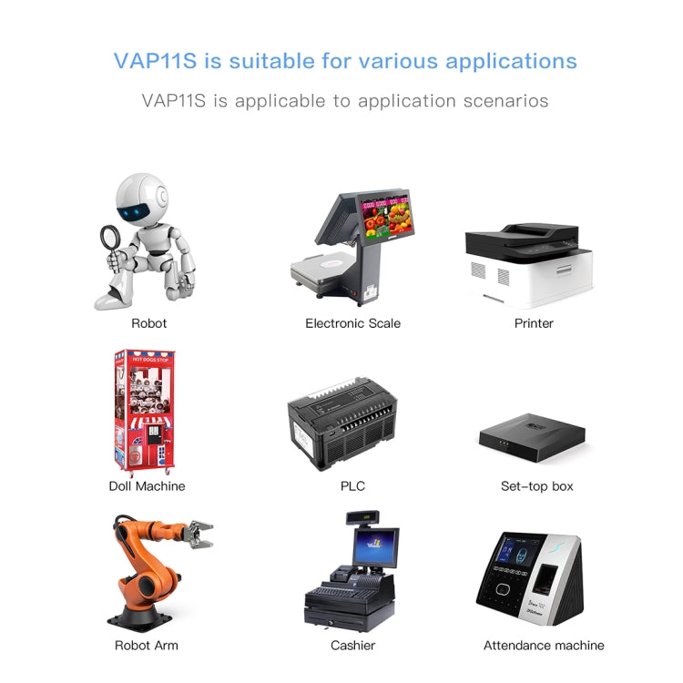 VONETS VAP11S 2,4G Mini Kabellose Brücke 300Mbps WiFi Repeater mit 2 Antennen, VAP11S