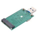 mSATA SSD zu USB 3.0 Konverter Adapter Kartenmodul Board Festplattenlaufwerk