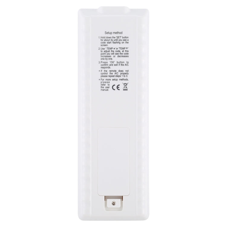 Chunghop K-2988E Universelle Klimaanlagen-Fernbedienung mit Taschenlampe