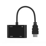 Onten 5165HV HDMI zu HDMI + VGA Adapter, 5165HV