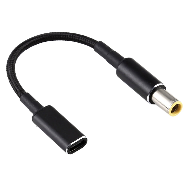 PD 100W 18,5-20V 7,9 x 0,9mm zu USB-C / Typ-C Adapter Nylon geflochtenes Kabel