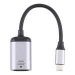 1080P VGA Buchse zu Typ-C / USB-C Stecker Verbindungsadapterkabel, VGA Buchse zu Typ-C Stecker