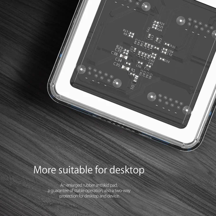 ORICO MH4U-100 USB 3.0 Transparenter Desktop-HUB mit 100cm Micro-USB-Kabel, MH4U-100