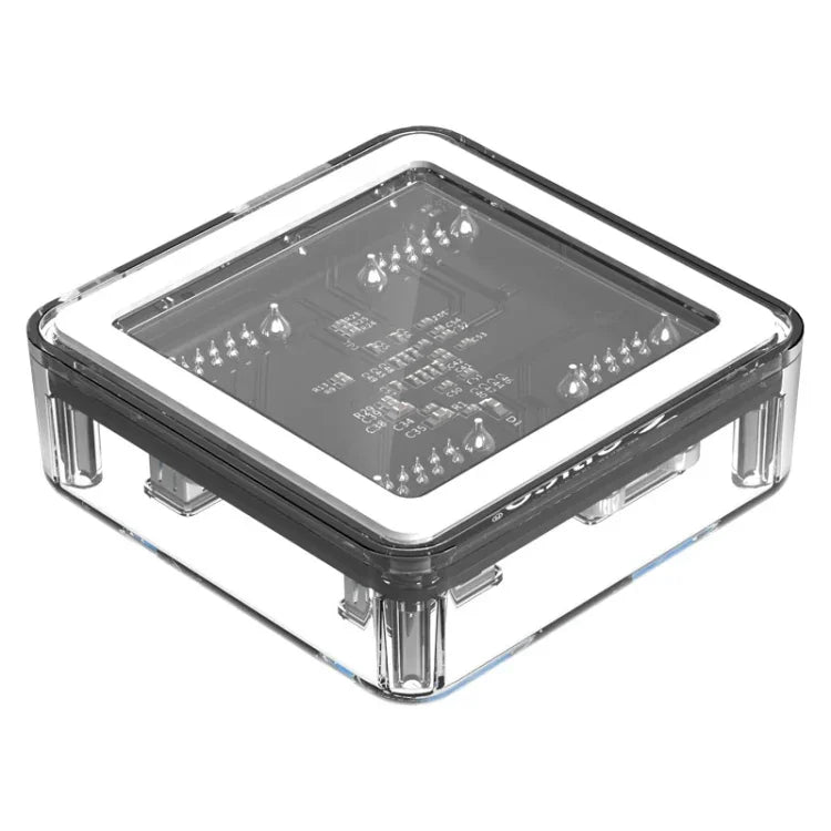 ORICO MH4U-100 USB 3.0 Transparenter Desktop-HUB mit 100cm Micro-USB-Kabel, MH4U-100