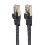 CAT8-2 doppelt geschirmtes CAT8 flaches Netzwerk-LAN-Kabel, Länge: 15m, 15m