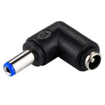 DC 4506 Stecker zu DC 7406 Buchse Stromadapter für HP Laptop Notebook, 90 Grad Winkel, DC 5521 Stecker zu Buchse