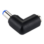 DC 4506 Stecker zu DC 7406 Buchse Stromadapter für HP Laptop Notebook, 90 Grad Winkel, DC 5521 Stecker zu Buchse