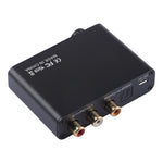192KHz DAC Wandler HD HIFI Optisch zu RCA+3,5mm Kopfhörer 5.1 Kanal Digital Audio Wandler mit Lautstärkeregelung, 192KHz DAC