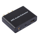 192KHz ARC Audio Extraktor HDMI ARC zu SPDIF + Koaxial + L/R Wandler Audio Rückkanal Adapter, 192KHz ARC