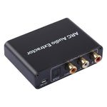192KHz ARC Audio Extraktor HDMI ARC zu SPDIF + Koaxial + L/R Wandler Audio Rückkanal Adapter, 192KHz ARC