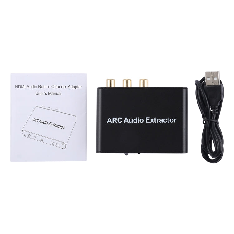 192KHz ARC Audio Extraktor HDMI ARC zu SPDIF + Koaxial + L/R Wandler Audio Rückkanal Adapter, 192KHz ARC
