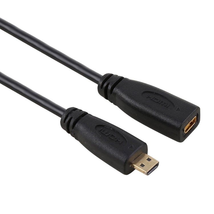 30cm 1080P Micro HDMI Buchse auf Stecker vergoldeter Anschluss Adapterkabel