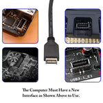 30cm USB 3.1 Typ-E auf USB 3.0 Motherboard 19-Pin Stecker Erweiterungskabel