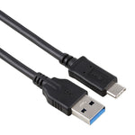 1,5m High-Speed USB 3.0 Stecker auf USB-C / Typ-C Stecker einziehbares Federverlängerungskabel, USB 3.0 Stecker auf Typ-C Stecker