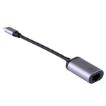 Typ-C / USB-C Stecker auf Gigabit RJ45 Buchse Adapter Konverter, Gigabit RJ45 Buchse