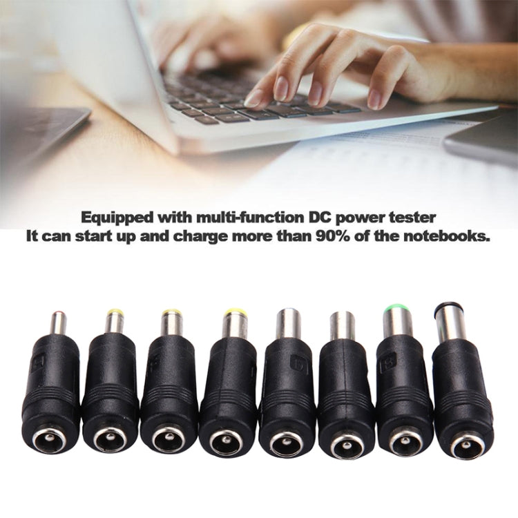 5,5x2,1mm Buchse auf mehrere Stecker Schnittstellen 8-in-1 Netzadapter Set für HP / Sony / Acer / ASUS / DELL Laptop Notebook, 8-in-1 Netzadapter