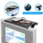 Fernseh- und Computer-Monitor-Regal mit Fernbedienung und Set-Top-Box-Aufbewahrungshalter, Set-Top-Box-Halter