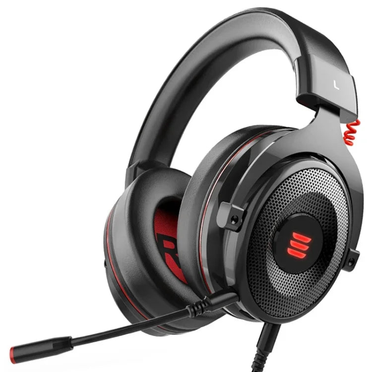EKSA E900 Pro 7.1 Gaming kabelgebundenes, kopfgetragenes, leuchtendes Gaming-Headset mit Mikrofon, E900 Pro