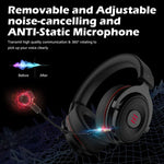 EKSA E900 Pro 7.1 Gaming kabelgebundenes, kopfgetragenes, leuchtendes Gaming-Headset mit Mikrofon, E900 Pro
