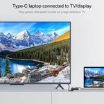 7585B 3-in-1 Micro USB / 8 Pin / Typ-C auf VGA / HDTV / AV Adapter Mobiler HD-Bildschirmplayer