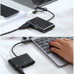 7585B 3-in-1 Micro USB / 8 Pin / Typ-C auf VGA / HDTV / AV Adapter Mobiler HD-Bildschirmplayer