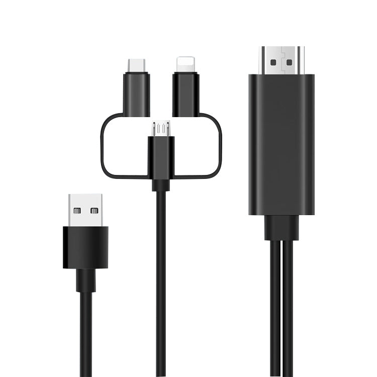 OT-7537S 3-in-1 1080P Mobiler HD-Bildschirmplayer HDTV-Kabel