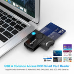 ROCKETEK CR310 USB 2.0 + TF-Karten + SD-Karten + SIM-Karten + Smart Card Multifunktions-Kartenleser, USB 2.0