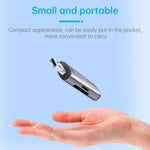 118 2-in-1 USB + 8-Pin Schnittstellen USB-Flash-Laufwerk / Speicherkarten-OTG-Kartenleser für IOS-System Mobiltelefon / Computer