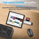118 2-in-1 USB + 8-Pin Schnittstellen USB-Flash-Laufwerk / Speicherkarten-OTG-Kartenleser für IOS-System Mobiltelefon / Computer